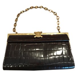 Céline-Vintage Handtasche-Bronze
