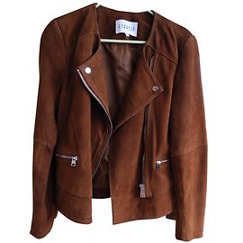 Claudie Pierlot Biker jacket Brown