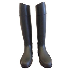 Max & Co-Grey wellington boots-Grey