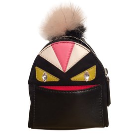 Fendi-Bag charm-Black