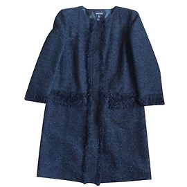 Autre Marque Episode Black Cotton Coat Black