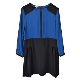 Abito in seta blu e nero Pablo De Gerard Darel Blu