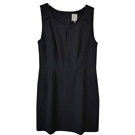 Schwarzes Viscose Kleid Pablo De Gerard Darel Schwarz