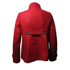 Comptoir Des Cotonniers-giacca rossa-Rosso