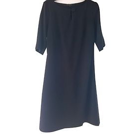 La Fée Maraboutée Black Dress Polyester Size 36 Black