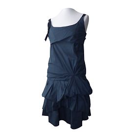 Abito in cotone blu Marc Jacobs Blu
