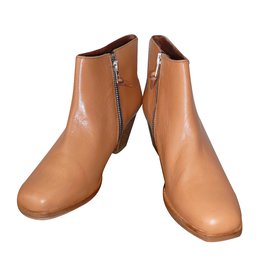 American Retro-Ankle Boots-Caramel