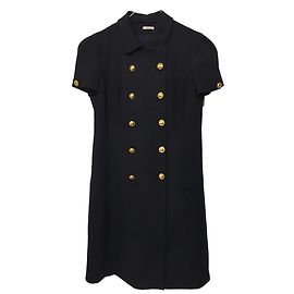 Miu Miu Military coat dress Blue