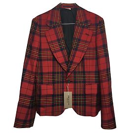 Comme Des Garcons Tartan Wool Blazer Men S Multiple colors