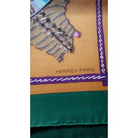 Hermès-Schal-Mehrfarben 