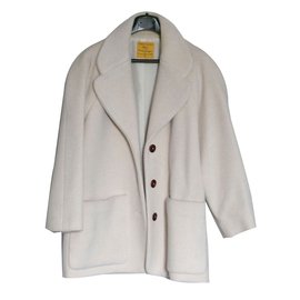 Inès de la Fressange Coat Eggshell