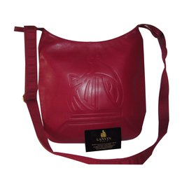 Lanvin-Bandolieer handbag-Red