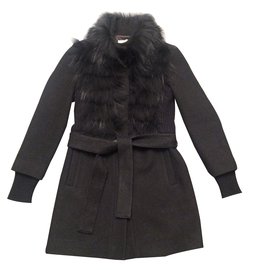 Pinko Mantel Schwarz