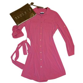Calvin Klein-Shirt dress-Pink