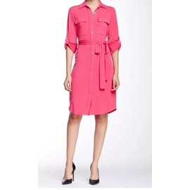 Calvin Klein-Shirt dress-Pink