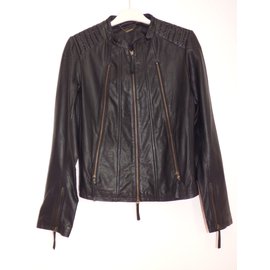 One step-Biker jacket-Black