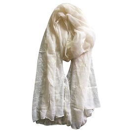Antik Batik Bufanda Blanco