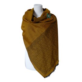 Yves Saint Laurent-Foulard-Jaune