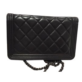 Chanel-Wallet on Chain (WOC)-Noir