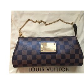 Louis Vuitton-Eva clutch/cross body bag-Brown