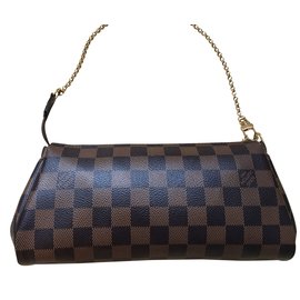 Louis Vuitton-Eva clutch/cross body bag-Brown