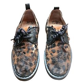 Dolfie Lace ups Leopard print