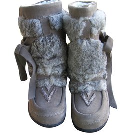 Autre Marque-'Muks' Boots-Grey