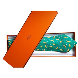 Hermès-gravata-Verde