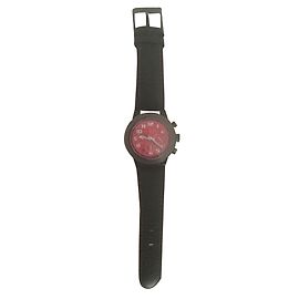 Orologio Mauboussin in Pelle Nera Nero