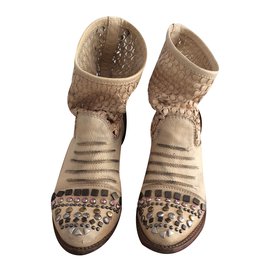 Autre Marque-'Baldan' Boots-Beige