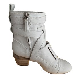 Fendi-Ankle Boots-White