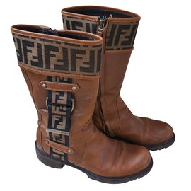 Fendi-Boots-Caramel
