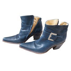 Free Lance-Ankle Boots-Blue