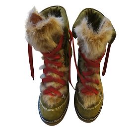 Sonia Rykiel Ankle Boots Khaki