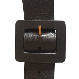 Yves Saint Laurent-cinturón-Negro