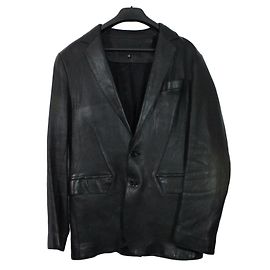Jitrois giacca di pelle Nero