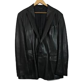 Gucci-Veste cuir-Noir