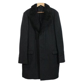Dolce & Gabbana-Coat-Black
