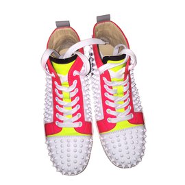 Christian Louboutin-Baskets Louis calf /Spikes-Autre