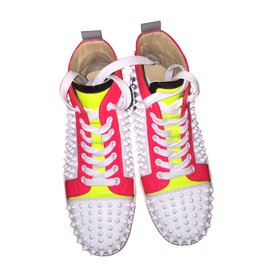 Christian Louboutin-Sneakers Louis calf /Spikes-Other