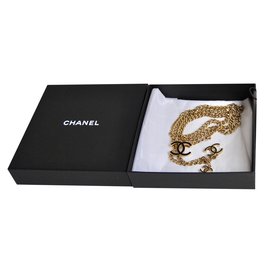 Chanel-Catena / cinghia / collana-D'oro