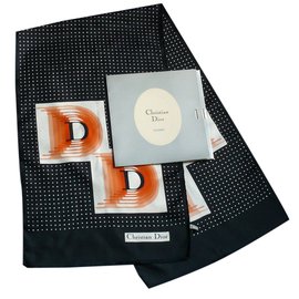 Christian Dior-Scarve-Black