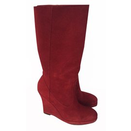 Autre Marque-Jennifer Lopez  Boots-Red