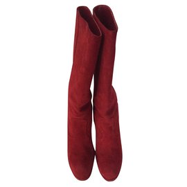 Autre Marque-Jennifer Lopez  Boots-Red