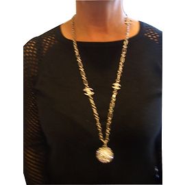 Chanel Collar largo Plata