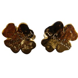 Yves Saint Laurent-Earrings-Golden