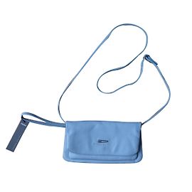 Bolsa Ikks de couro azul céu Azul