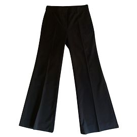 Karl Lagerfeld TWILL WIDE-LEG Black