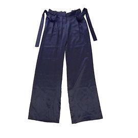 Yves Saint Laurent Seidenhose Schwarz