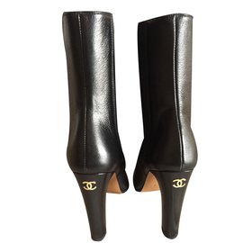 Chanel-Boots-Black